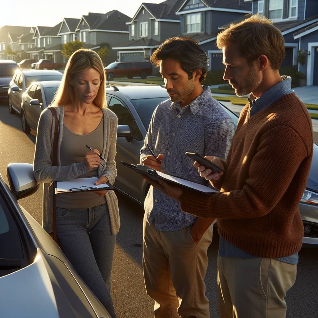 Efficient carpool planning in suburban street.