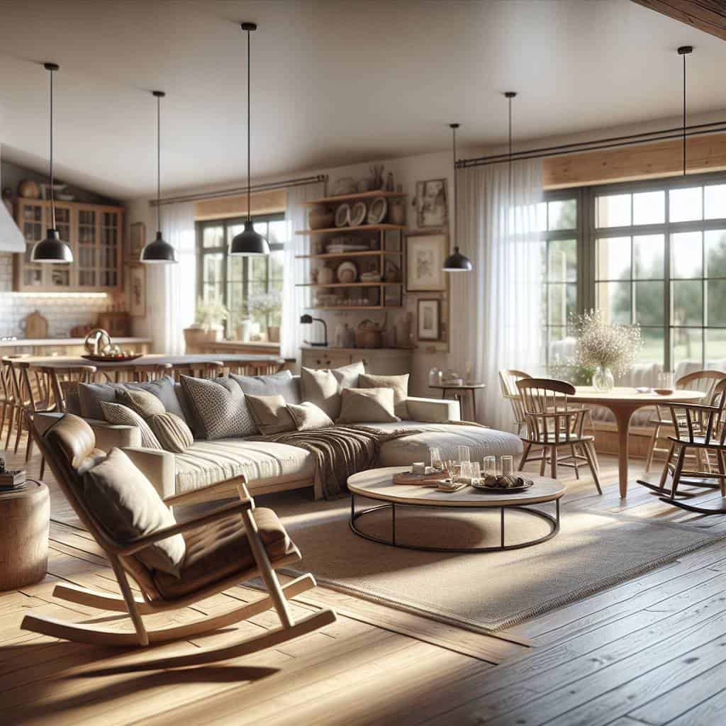 Setting up a multi-generational household space.
