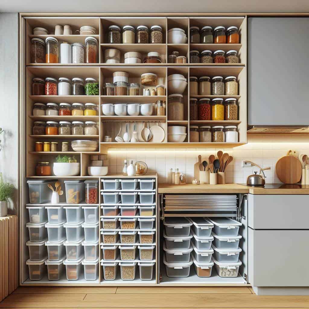 Smart storage ideas for small kitchens.