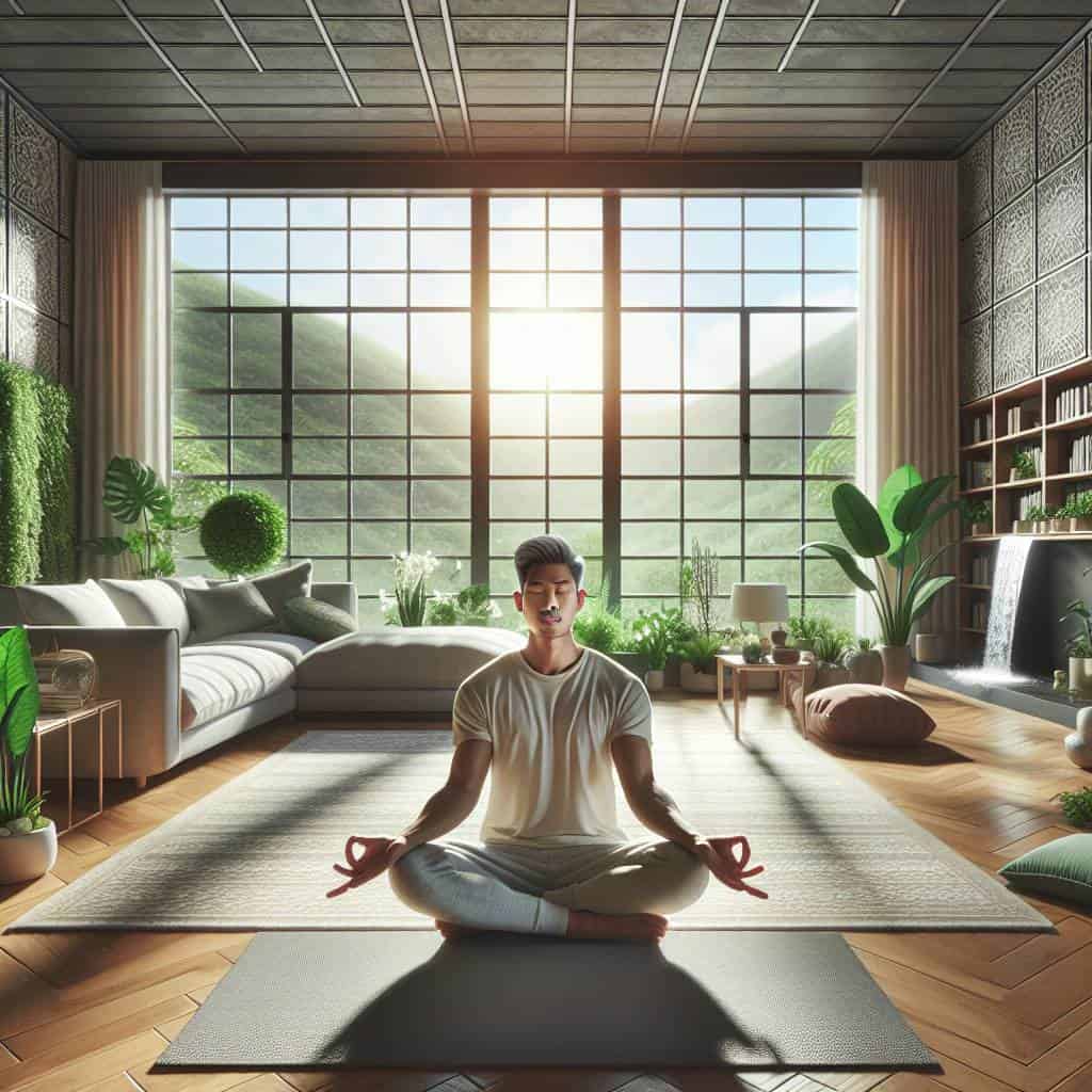 Ways to reduce daily stress: meditate.