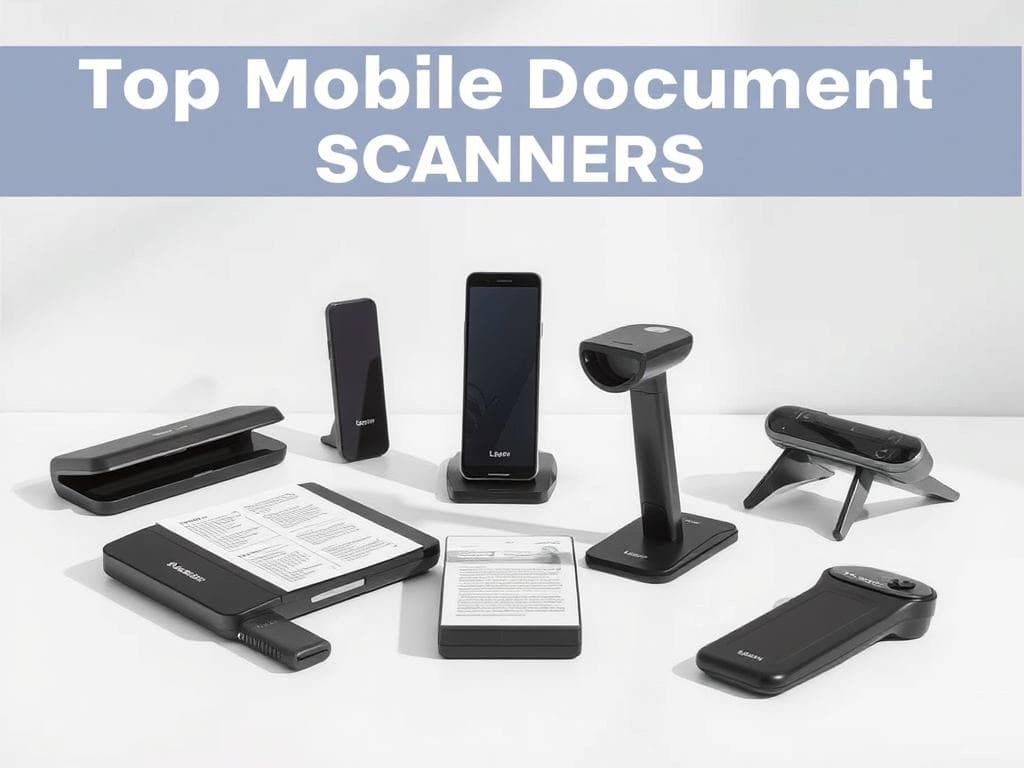 Top mobile document scanners including Adobe Scan and Microsoft Lens