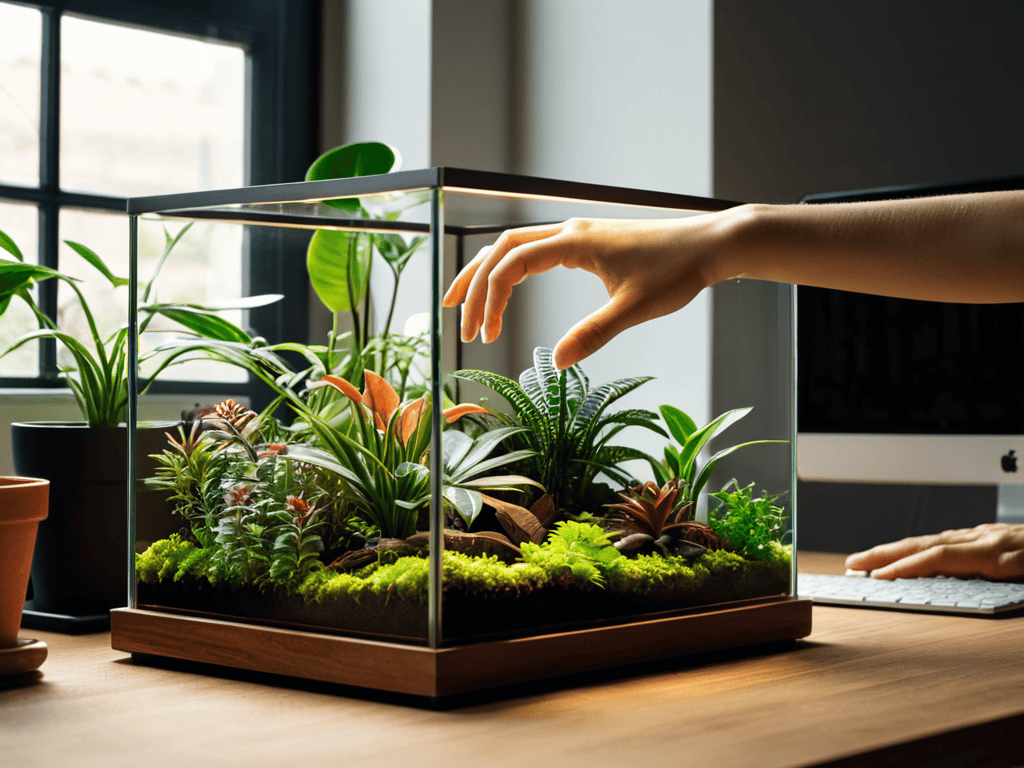 Nurturing Nft Harmony Terrarium