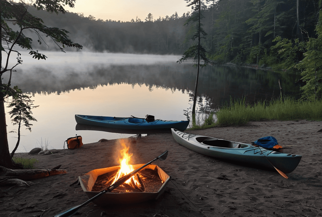 Multi-day kayaking and camping trip planning