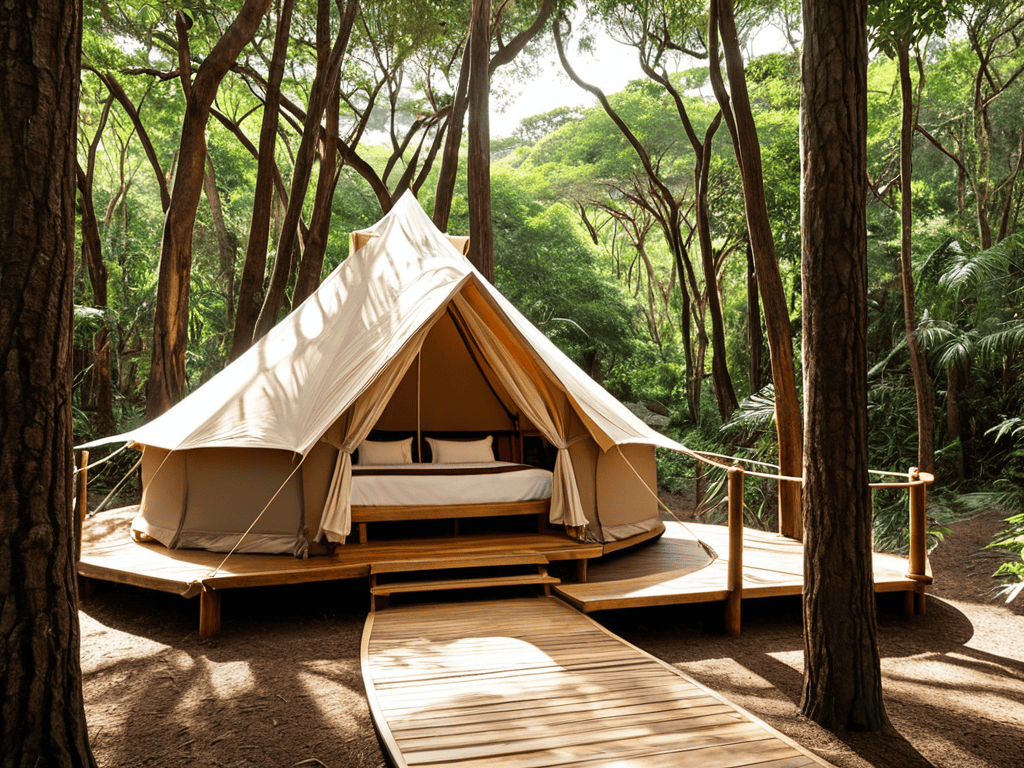 Sustainable Glamping Getaways in nature