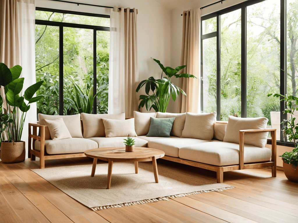 Embracing Harmony: Sustainable Living Room