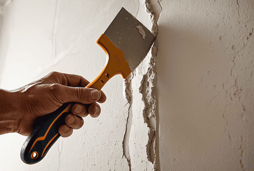 Repairing Drywall Crack