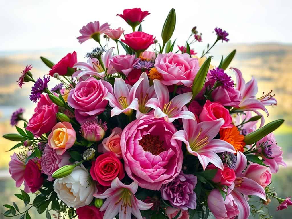 unity, harmony, rhythm in floral arrangements