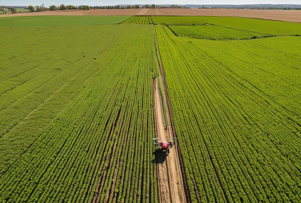 Precision agriculture with drone AI technology