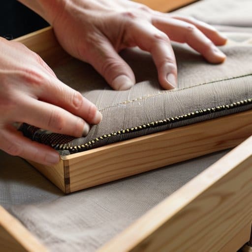 Staple Gun Techniques for Upholstery Budgetfriendly Crate Ottoman Mastery
