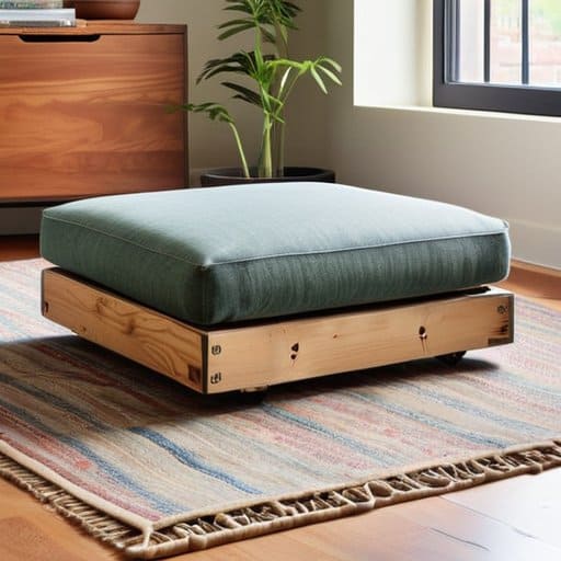 Wrapping It All Up: DIY crate ottoman