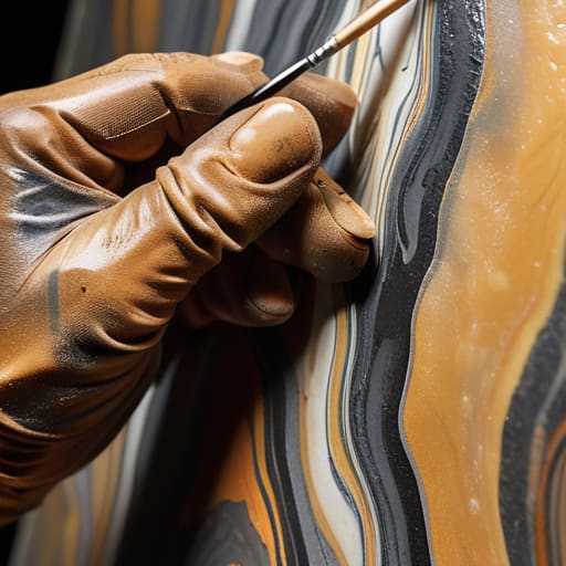 Mastering Scagliola Pigment Application for Depth.