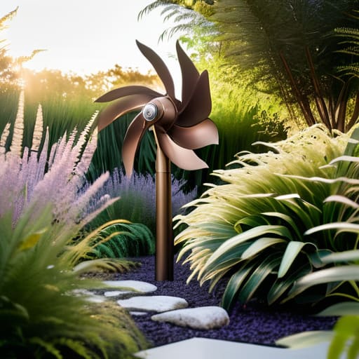 Sustainable Sculptural Wind Energy as Living Decor
