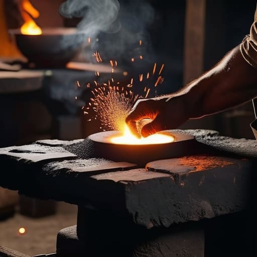 Pre-Industrial Metallurgy Diffusion spreading the fire.